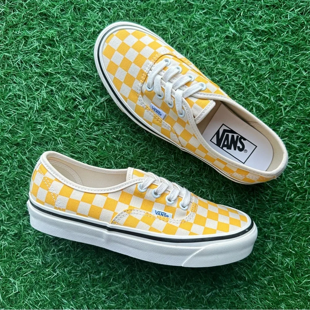 Vans Authentic 44 Dx Anaheim Factory Yellow Checkerboard - Picture 5 of 8